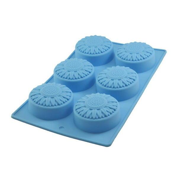 Handmade Round Soap Making Moulds Food-Grade Silicon Fondant Baking Molds Supply